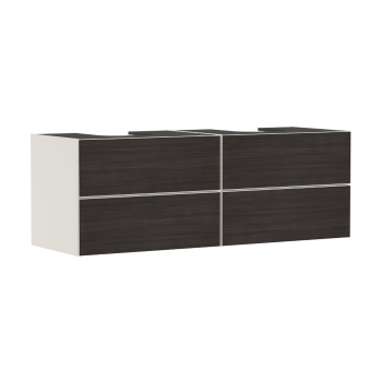  - HANSGROHE Xevolos E Szafka pod 2 szlifowane umywalki wpuszczane w blat z 4 szufladami 157 x 55cm piaskowy beż matowy 54200730 - 54200730 - Łazienki Szydłowski