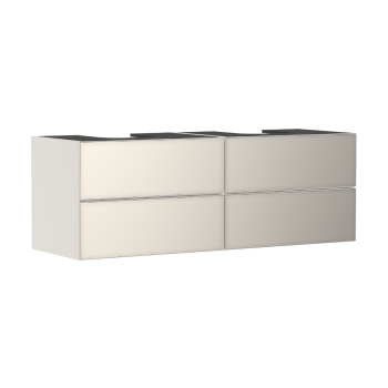  - HANSGROHE Xevolos E Szafka pod 2 szlifowane umywalki wpuszczane w blat z 4 szufladami 157 x 55cm Piaskowy Beż Matowy 54200790 - 54200790 - Łazienki Szydłowski