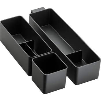  - HANSGROHE IntraStoris Zestaw pojemników podstawowych 10 x 34,5 cm czarny mat 54224670 - 54224670 - Łazienki Szydłowski