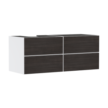  - HANSGROHE Xevolos E Szafka pod szlifowaną umywalkę wpuszczaną w blat po lewej stronie z 4 szufladami 137 x 55cm biały mat 54236730 - 54236730 - Łazienki Szydłowski