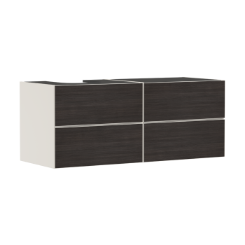 - HANSGROHE Xevolos E Szafka pod szlifowaną umywalkę wpuszczaną w blat po lewej stronie z 4 szufladami 137 x 55cm piaskowy beż matowy 54237730 - 54237730 - Łazienki Szydłowski