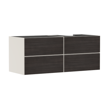  - HANSGROHE Xevolos E Szafka pod szlifowaną umywalkę wpuszczaną w blat po prawej stronie z 4 szufladami 137 x 55cm piaskowy beż matowy 54240730 - 54240730 - Łazienki Szydłowski