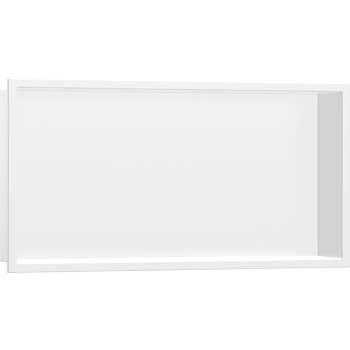- HANSGROHE XtraStoris Original Wnęka ścienna z ozdobną ramką 30 x 60 x 10 cm biały mat 56064700 - 56064700 - Łazienki Szydłowski