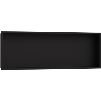 - HANSGROHE XtraStoris Original Wnęka ścienna z ozdobną ramką 30 x 90 x 10 cm czarny mat 56067670 - 56067670 - Łazienki Szydłowski