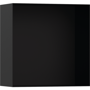  - HANSGROHE XtraStoris Minimalistic Wnęka ścienna bez ozdobnej ramki 30 x 30 x 14 cm czarny mat  56079670 - 56079670 - Łazienki Szydłowski