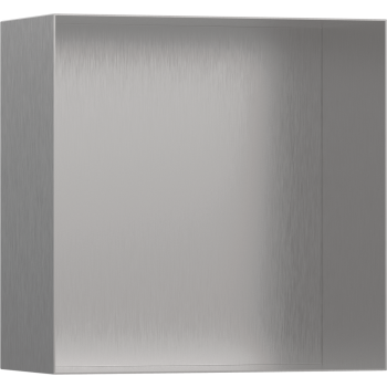  - HANSGROHE XtraStoris Minimalistic Wnęka ścienna bez ozdobnej ramki 30 x 30 x 14 cm stal szlachetna szczotkowana 56079800 - 56079800 - Łazienki Szydłowski