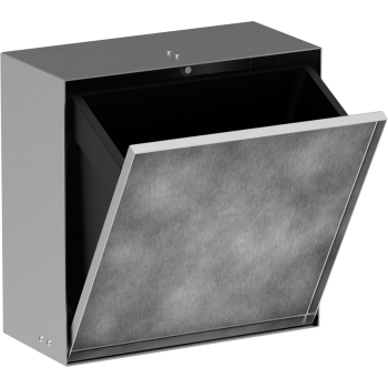  - HANSGROHE XtraStoris Rock Wnęka ścienna z koszem na śmieci i drzwiami do wyłożenia płytkami 30 x 30 x 14 cm stal nierdzewna szczotkowana 56090800 - 56090800 - Łazienki Szydłowski