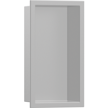 - HANSGROHE XtraStoris Original Wnęka ścienna z ozdobną ramką 30x15 cm szarość betonu 56092380 - 56092380 - Łazienki Szydłowski