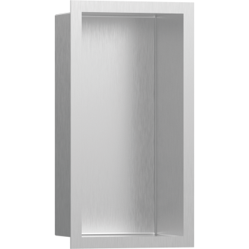  - HANSGROHE XtraStoris Individual Wnęka ścienna z ozdobną ramką 30 x 15 x 10 cm stal nierdzewna szczotkowana 56094800 - 56094800 - Łazienki Szydłowski