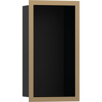  - HANSGROHE XtraStoris Individual Wnęka ścienna Czarny Matowy z ozdobną ramką brąz szczotkowany 30 x 15 x 10 cm  56095140 - 56095140 - Łazienki Szydłowski