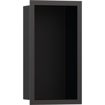  - HANSGROHE XtraStoris Individual Wnęka ścienna z ozdobną ramką 30 x 15 x 10 cm czarny mat/czarny chrom szczotkowany 56095340 - 56095340 - Łazienki Szydłowski