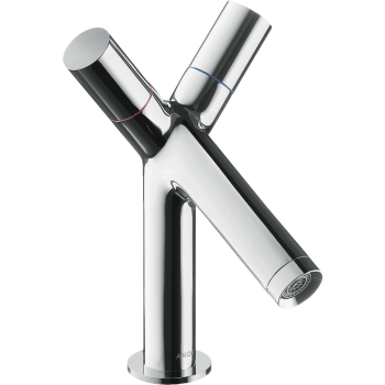  - AXOR Starck 2-uchwytowa bateria umywalkowa 80 z kompletem odpływowym z cięgłem chrom 10030000 - 10030000 - Łazienki Szydłowski