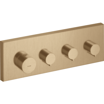 - AXOR ShowerSolutions Moduł termostatyczny 36 x 12cm do 3 odbiorników, podtynkowy brąz szczotkowany 10751140 - 10751140 - Łazienki Szydłowski