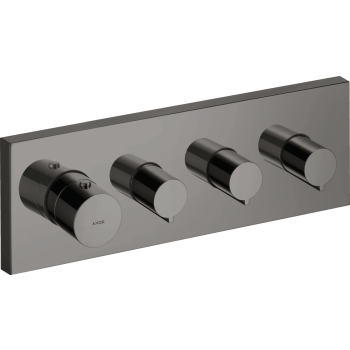  - AXOR ShowerSolutions Moduł termostatyczny 36 x 12 cm do 3 odbiorników, podtynkowy czarny chrom polerowany 10751330 - 10751330 - Łazienki Szydłowski