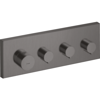 - AXOR ShowerSolutions Moduł termostatyczny 36 x 12cm do 3 odbiorników, podtynkowy czarny chrom szczotkowany 10751340 - 10751340 U - Łazienki Szydłowski
