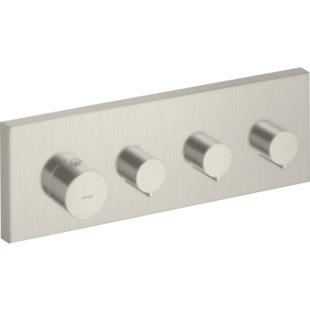 - AXOR ShowerSolutions Moduł termostatyczny 36 x 12 cm do 3 odbiorników, podtynkowy stal szlachetna optyczna 10751800 - 10751800 - Łazienki Szydłowski