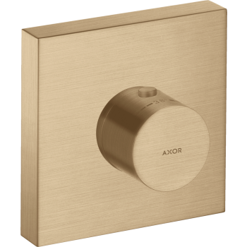 - AXOR ShowerSolutions Bateria termostatyczna 12 x 12 cm, kwadratowy, podtynkowa brąz szczotkowany 10755140 - 10755140 - Łazienki Szydłowski