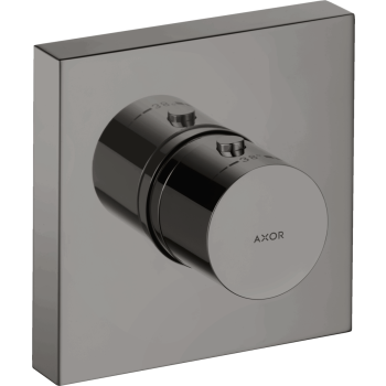  - AXOR ShowerSolutions Bateria termostatyczna 12 x 12 cm, podtynkowa czarny chrom polerowany 10755330 - 10755330 - Łazienki Szydłowski