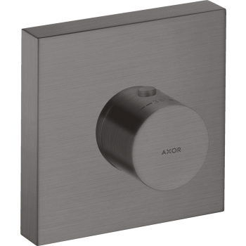 - AXOR ShowerSolutions Bateria termostatyczna 12 x 12 cm, czarny chrom szczotkowany 10755340 - 10755340 U - Łazienki Szydłowski