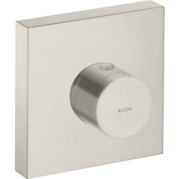 - AXOR ShowerSolutions Bateria termostatyczna 12 x 12 cm, podtynkowa stal szlachetna optyczna 10755800 - 10755800 - Łazienki Szydłowski