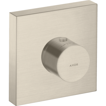  - AXOR ShowerSolutions Bateria termostatyczna 12 x 12 cm, podtynkowa nikiel szczotkowany 10755820 - 10755820 U - Łazienki Szydłowski