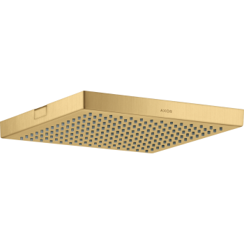 - AXOR ShowerSolutions Deszczownica prysznicowa 24 x 24 cm 1jet do montażu w suficie złoty optyczny szczotkowany 10924250 - 10924250 U - Łazienki Szydłowski