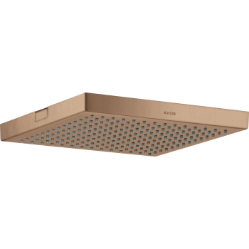  - AXOR ShowerSolutions Deszczownica prysznicowa 24 x 24 cm 1jet do montażu w suficie czerwone złoto szczotkowane 10924310 - 10924310 - Łazienki Szydłowski