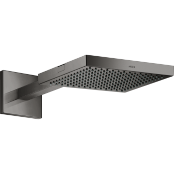 - AXOR ShowerSolutions Deszczownica prysznicowa 24 x 24 cm 1jet z ramieniem prysznicowym czarny chrom polerowany 10925330 - 10925330 - Łazienki Szydłowski