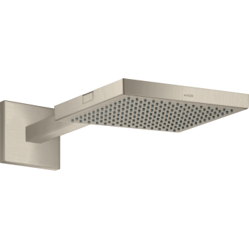  - AXOR ShowerSolutions Głowica prysznicowa 240/240 1jet z ramieniem prysznicowym Nikiel Szczotkowany 10925820 - 10925820 U - Łazienki Szydłowski