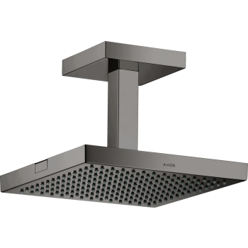  - AXOR ShowerSolutions Deszczownica prysznicowa 24 x 24 cm 1jet do montażu w suficie czarny chrom polerowany 10929330 - 10929330 - Łazienki Szydłowski