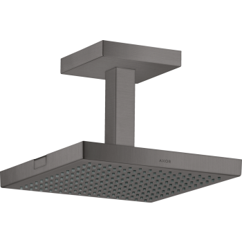 - AXOR ShowerSolutions Deszczownica 24 x 24 cm 1 jet do montażu w suficie czarny chrom szczotkowany 10929340 - 10929340 - Łazienki Szydłowski