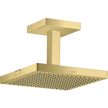- AXOR ShowerSolutions Głowica prysznicowa 240/240 1jet do montażu w suficie mosiądz szczotkowany 10929950 - 10929950 U - Łazienki Szydłowski