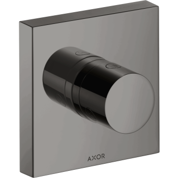  - AXOR ShowerSolutions Zawór odcinająco-przełączający Trio/Quattro 12 x 12 cm czarny chrom polerowany 10932330 - 10932330 - Łazienki Szydłowski