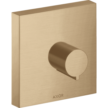 - AXOR ShowerSolutions Zawór odcinający 12 x 12 cm, podtynkowy brąz szczotkowany 10972140 - 10972140 U - Łazienki Szydłowski