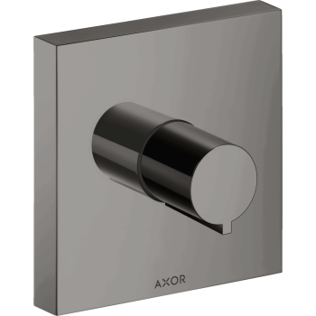  - AXOR ShowerSolutions Zawór odcinający 12 x 12 cm, podtynkowy czarny chrom polerowany 10972330 - 10972330 - Łazienki Szydłowski