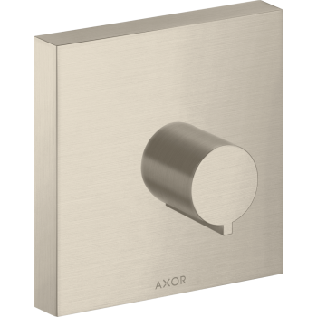  - AXOR ShowerSolutions Zawór odcinający 120/120, podtynkowy nikiel szczotkowany 10972820 - 10972820 U - Łazienki Szydłowski