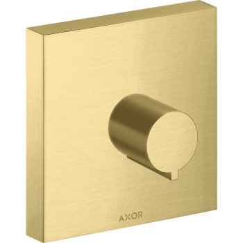 - AXOR ShowerSolutions Zawór odcinający 12 x 12 cm, podtynkowy mosiądz szczotkowany 10972950 - 10972950 - Łazienki Szydłowski