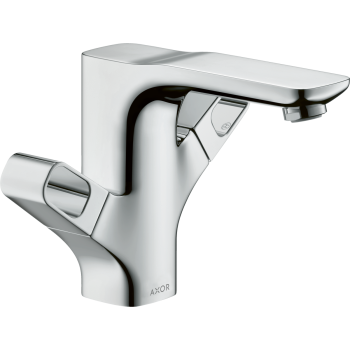 - AXOR Urquiola 2-uchwytowa bateria umywalkowa 120 z kompletem odpływowym z cięgłem chrom 11024000 - 11024000 - Łazienki Szydłowski