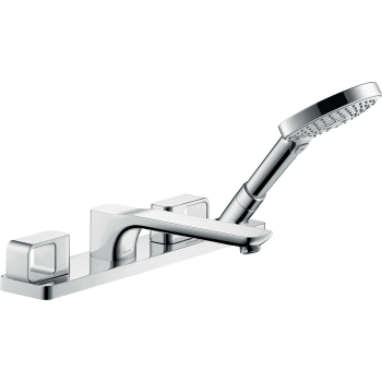  - AXOR Urquiola 4-otworowa bateria na brzeg wanny chrom 11443000 - 11443000 - Łazienki Szydłowski