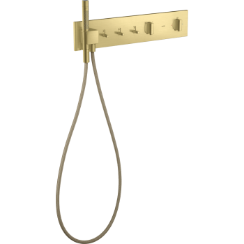  - AXOR ShowerComposition Moduł termostatyczny 540/110 do 3 odbiorników, mosiądz szczotkowany 12572950 - 12572950 - Łazienki Szydłowski
