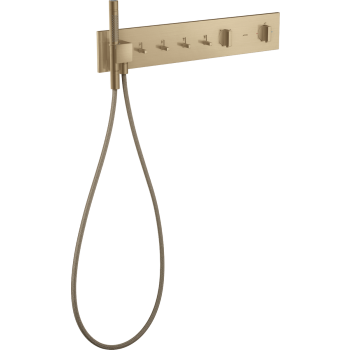  - AXOR ShowerComposition Moduł termostatyczny 610/110 do 4 odbiorników, podtynkowy brąz szczotkowany 12573140 - 12573140 - Łazienki Szydłowski