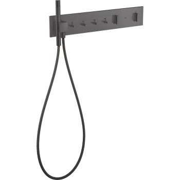  - AXOR ShowerComposition Moduł termostatyczny 610/110 do 4 odbiorników, czarny chrom szczotkowany  12573340 - 12573340 - Łazienki Szydłowski