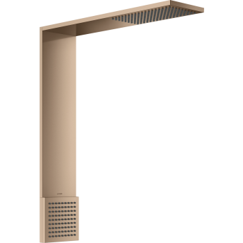 - AXOR ShowerComposition Moduł głowicy prysznicowej 110/220 1jet z prysznicem na ramiona czerwone złoto polerowane 12593300 - 12593300 - Łazienki Szydłowski