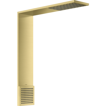  - AXOR ShowerComposition Moduł głowicy prysznicowej 110/220 1jet z prysznicem na ramiona mosiądz szczotkowany 12593950 - 12593950 - Łazienki Szydłowski