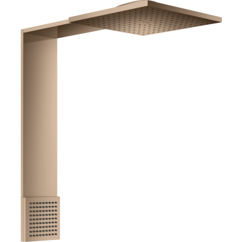  - AXOR ShowerComposition Moduł głowicy prysznicowej 25 x 25 cm 2jet z prysznicem na ramiona czerwony złoty polerowany 12594300 - 12594300 - Łazienki Szydłowski