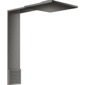 - AXOR ShowerComposition Moduł głowicy prysznicowej 25 x 25 cm 2jet z prysznicem na ramiona czarny chrom polerowany 12594330 - 12594330 - Łazienki Szydłowski