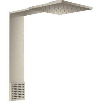  - AXOR ShowerComposition Moduł głowicy prysznicowej 25 x 25 cm 2jet z prysznicem na ramiona nikiel szczotkowany 12594820 - 12594820 - Łazienki Szydłowski