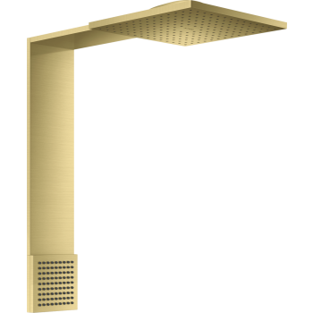  - AXOR ShowerComposition Moduł głowicy prysznicowej 25 x 25 cm 2jet z prysznicem na ramiona mosiądz szczotkowany 12594950 - 12594950 - Łazienki Szydłowski