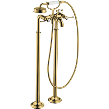- AXOR Montreux 2-uchwytowa bateria wannowa z uchwytami jednoramiennymi, wolnostojąca 16553990 - 16553990 - Łazienki Szydłowski