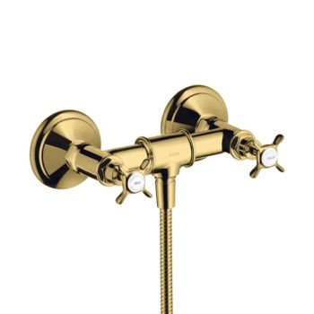 - AXOR Montreux 2-uchwytowa bateria prysznicowa z uchwytami krzyżowymi, natynkowa 16560990 - 16560990 - Łazienki Szydłowski